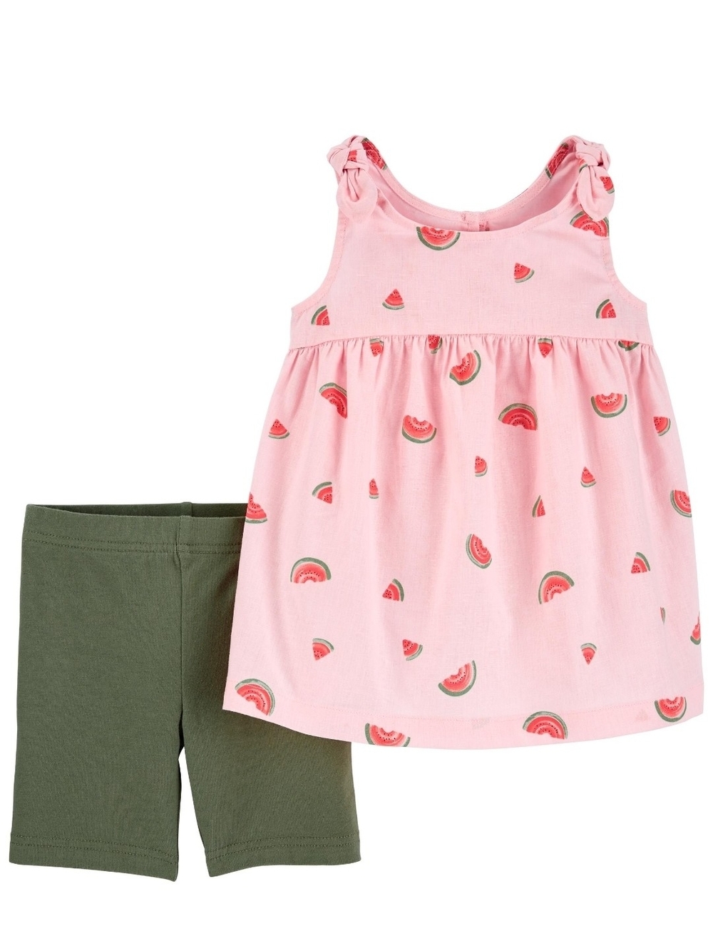 Carter's Pink Tank Top with Watermelon Motif